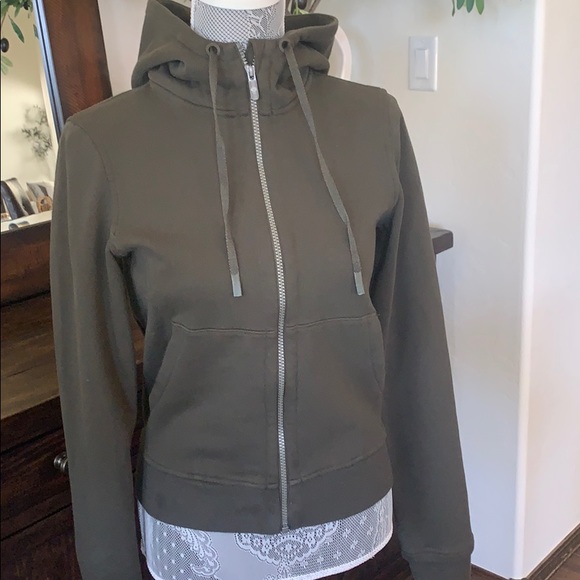 lululemon athletica Other - LuLu lemon olive green hoodie zip up